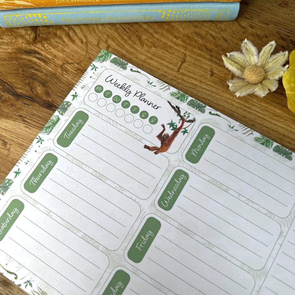 A5 Rainforest Weekly Planner image 2