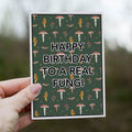 Happy Birthday to a Fungi Greetings Card image 0