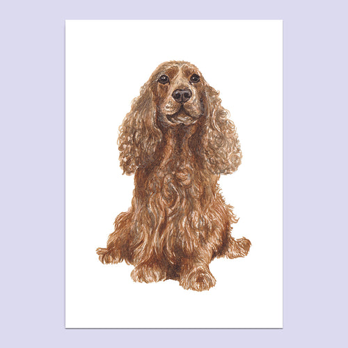 A6 Watercolour Pet Portrait Commission image 0