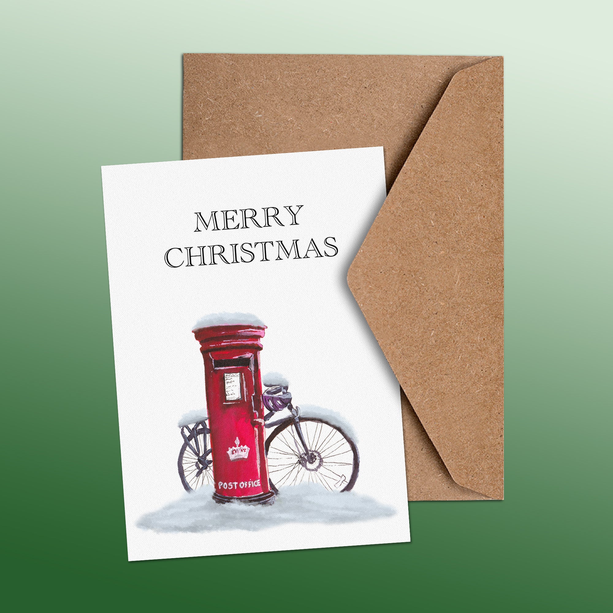 Snow Scene Greetings Card image 1