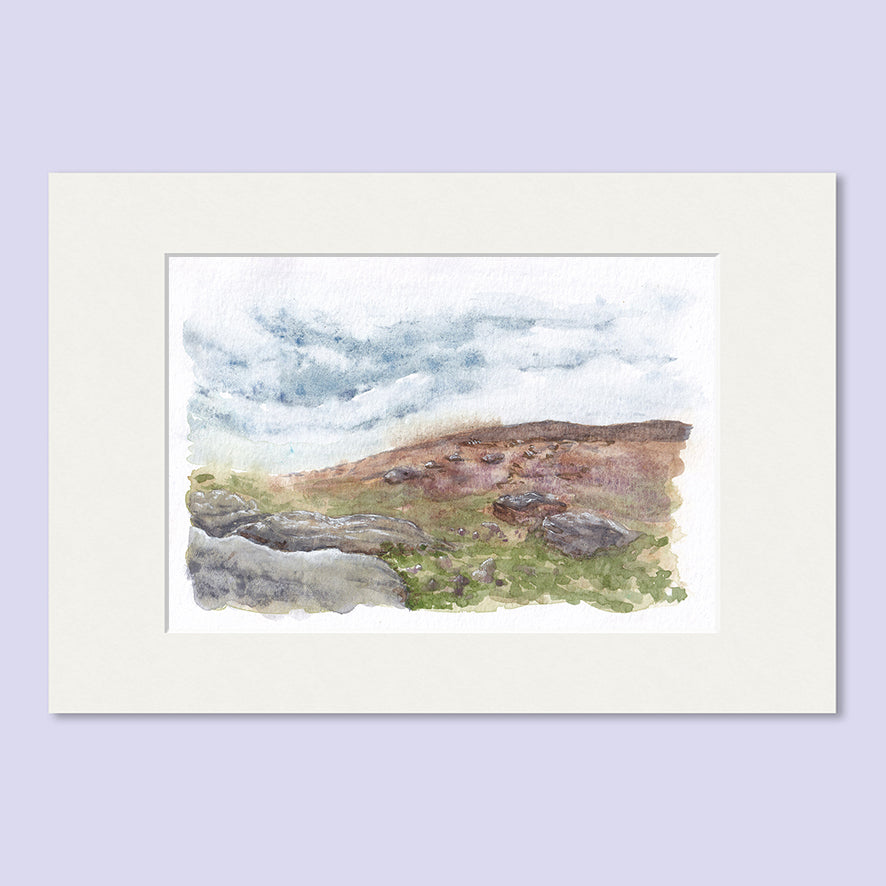Bridestones Moor #1 - A6 Original Pencil Artwork