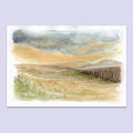 Calder Valley Viaduct #1 - A6 Original Watercolour Artwork