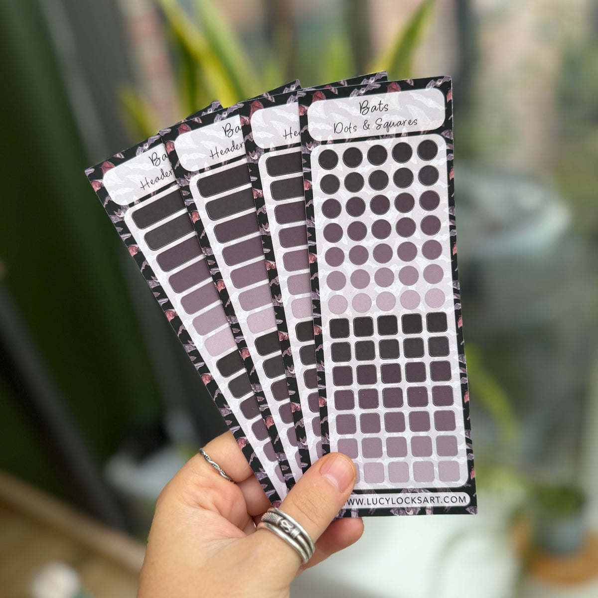 Bat - Journal Sticker Set