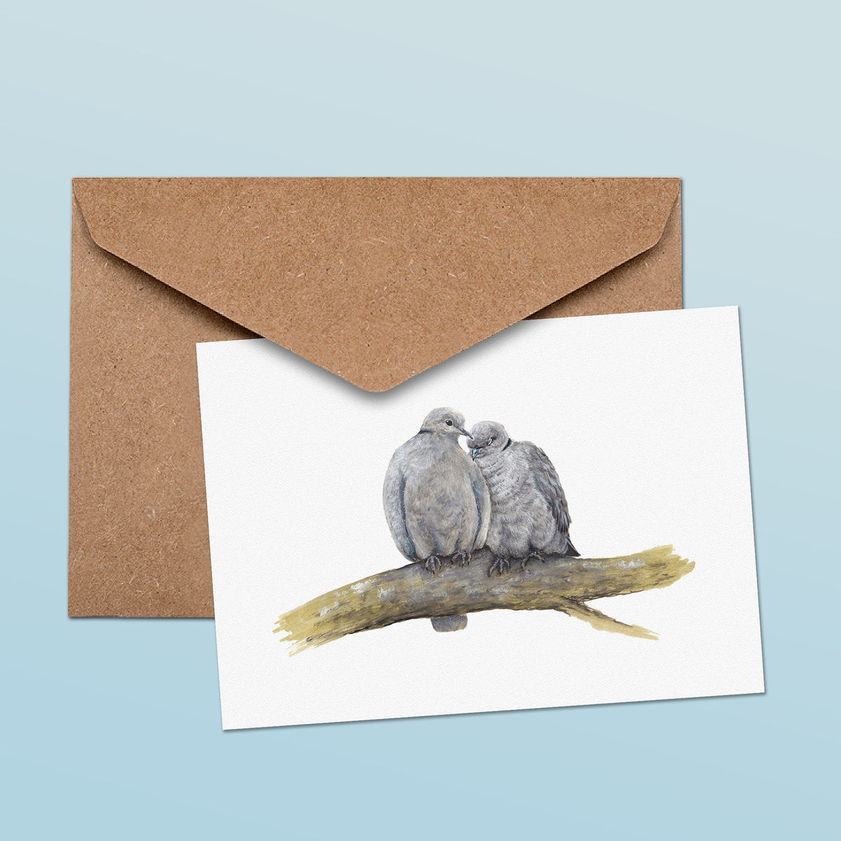 Handmade Greetings Card – Blank Inside, I Dove You