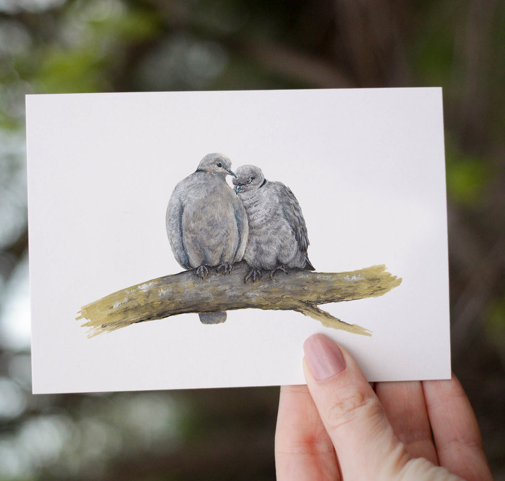 Handmade Greetings Card – Blank Inside, I Dove You