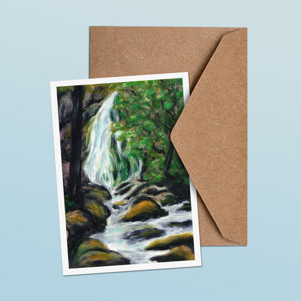 Forest Stream Greetings Card