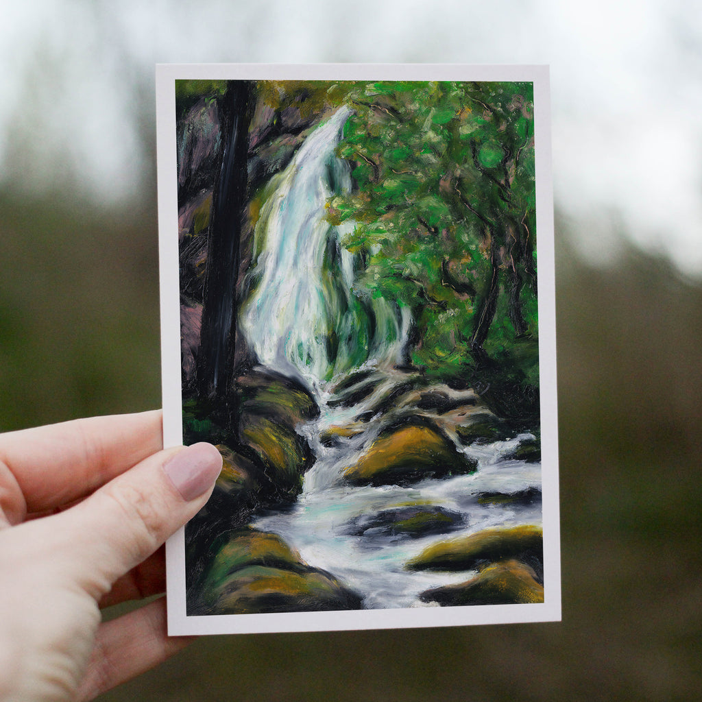 Forest Stream Greetings Card