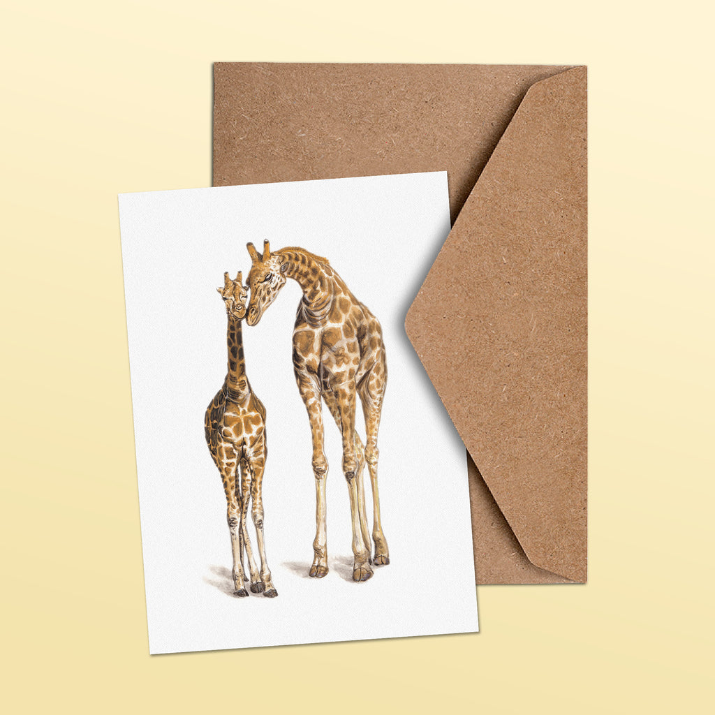 Giraffe Mother's Day Greetings Card
