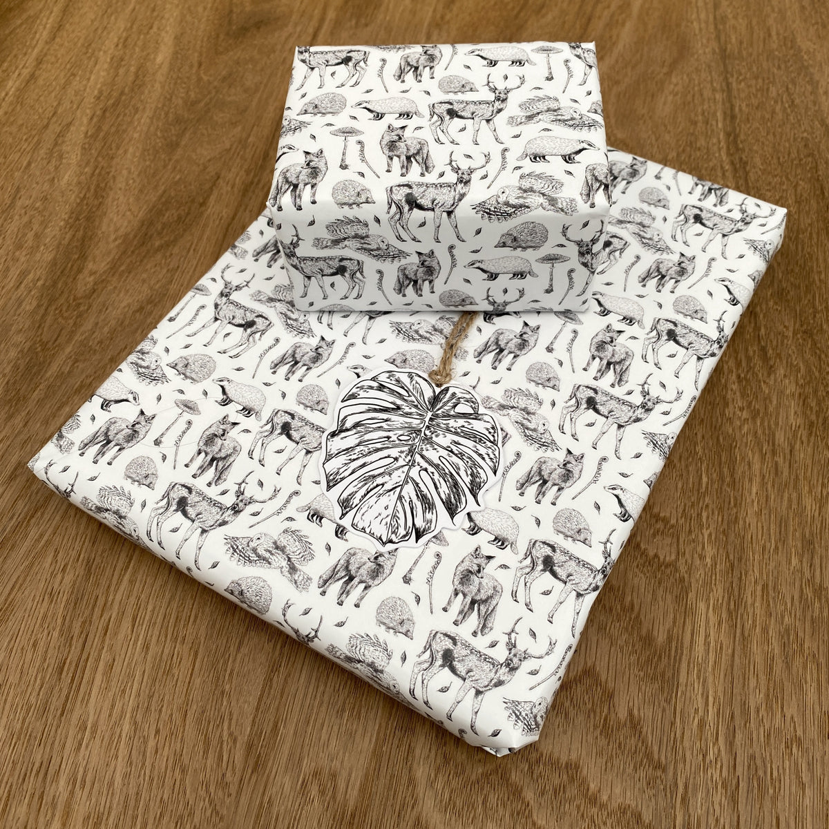 Woodland Gift Wrap and Tag - Discontinued (A2)