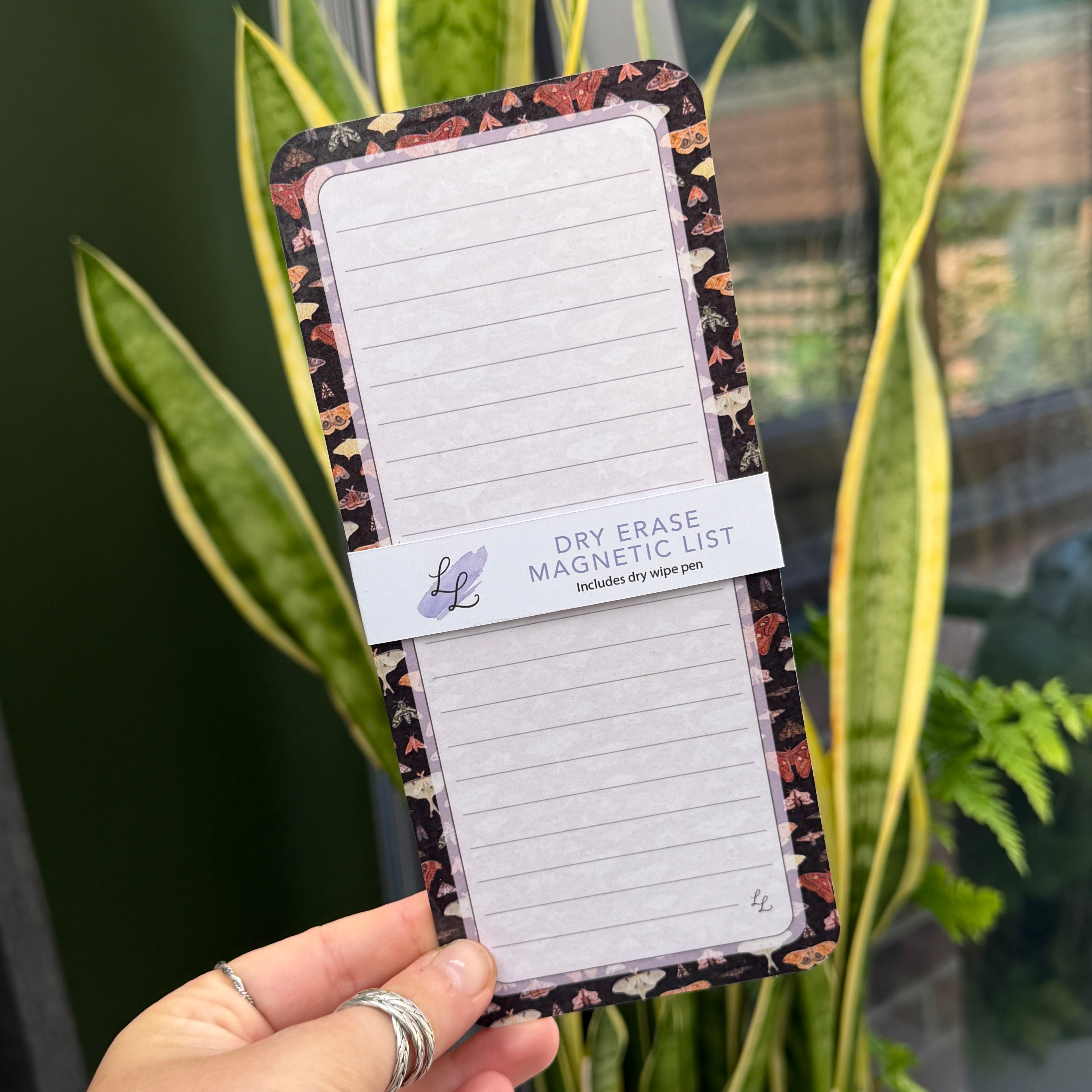 Moth - Magnetic Dry Erase List