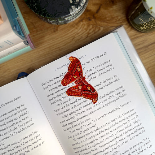 Atlas Moth Magnetic Bookmark