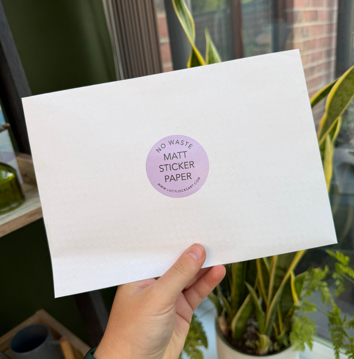 No Waste Sticker Paper