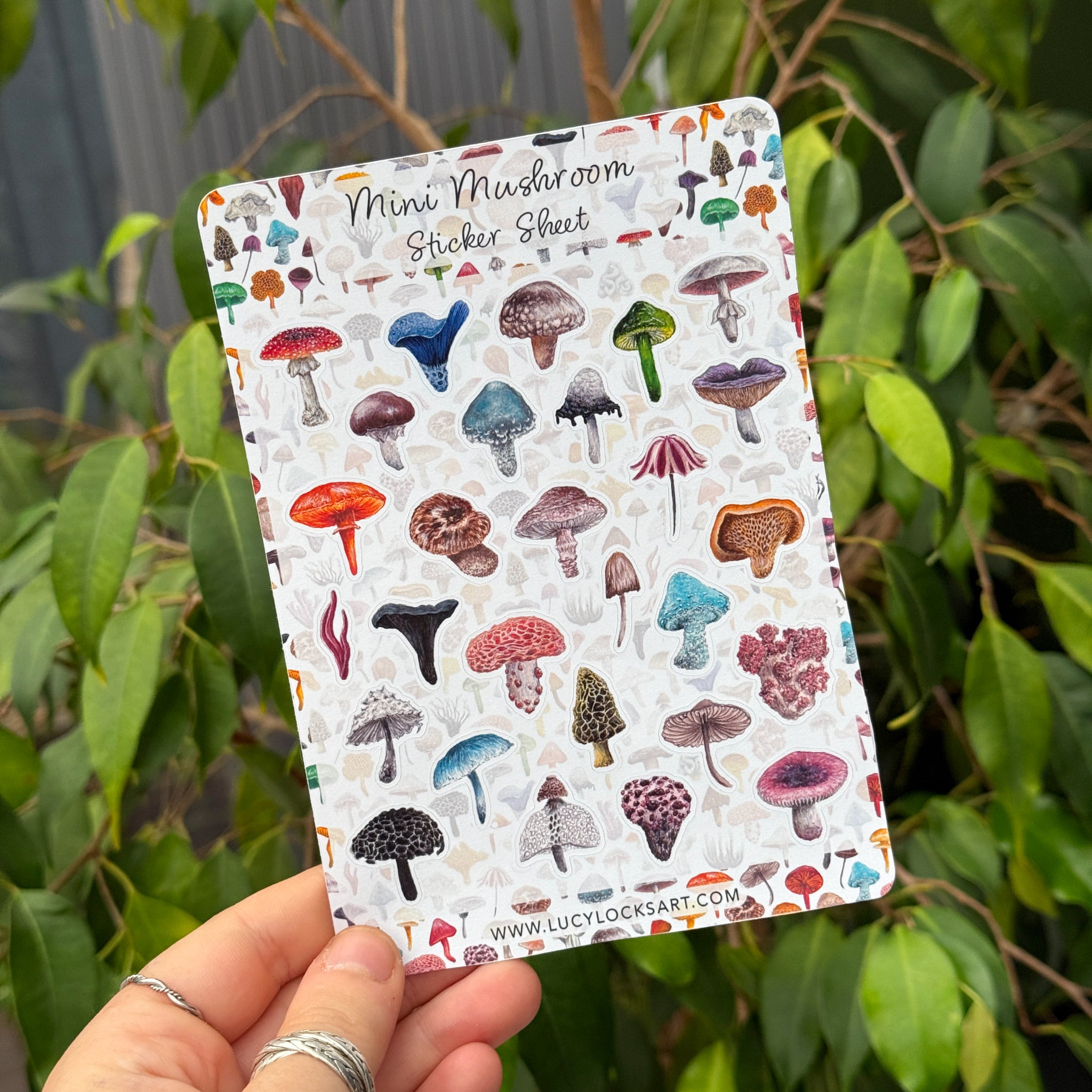 Mushroom Sticker Sheet