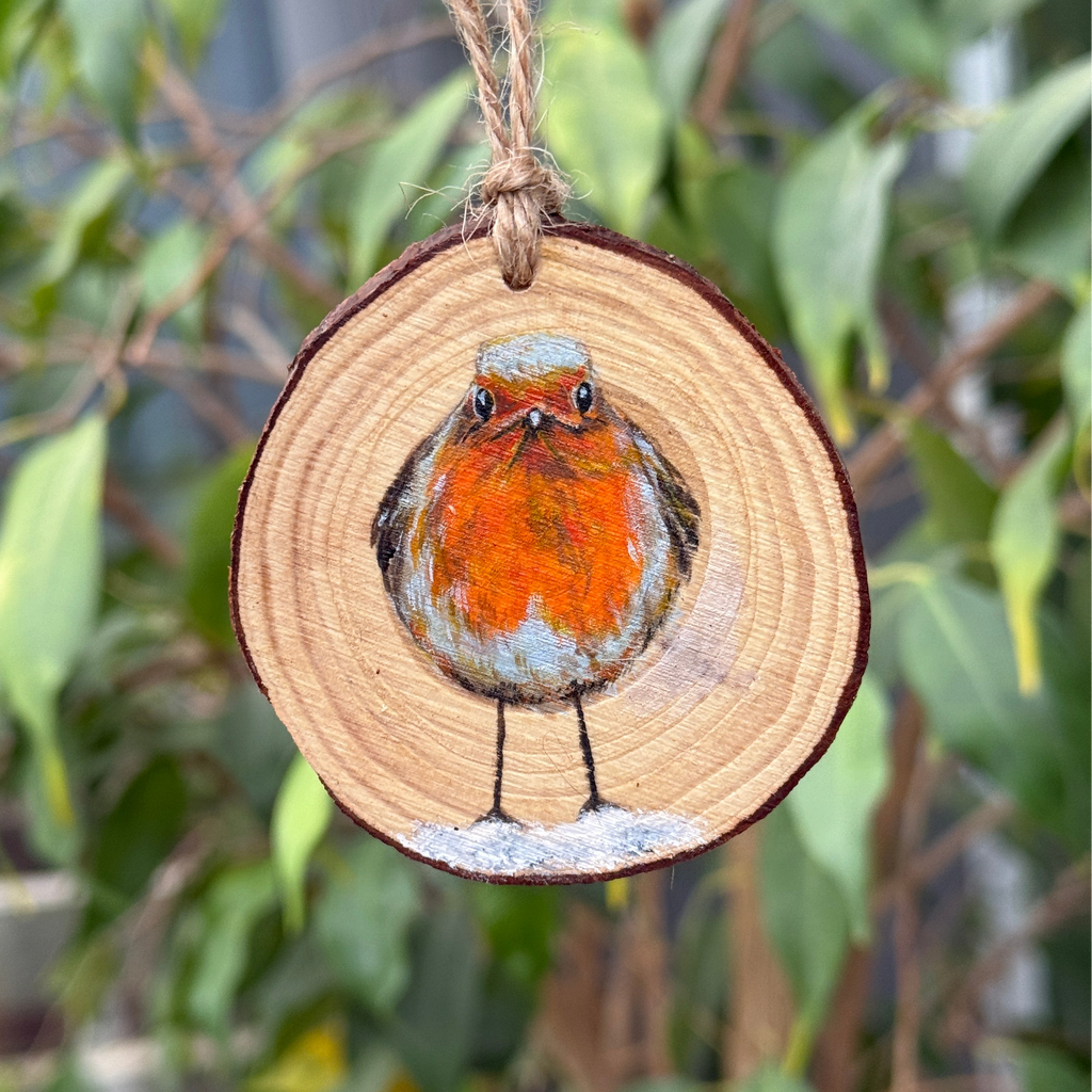 Hand Painted Wooden Christmas Ornaments – Unique Wood Decorations
