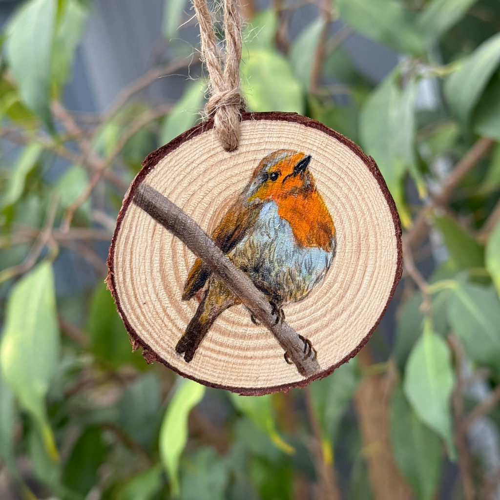 Hand Painted Wooden Christmas Ornaments – Unique Wood Decorations