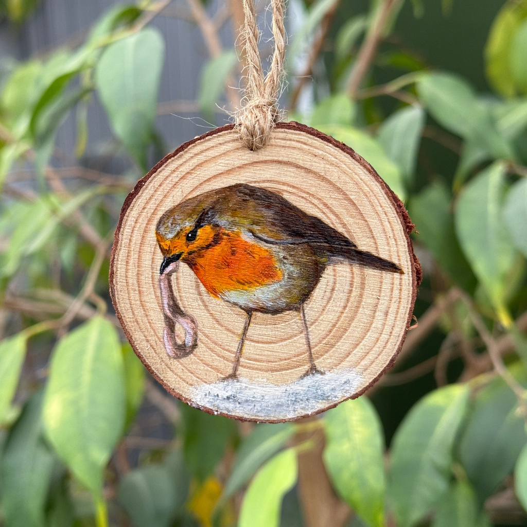 Hand Painted Wooden Christmas Ornaments – Unique Wood Decorations