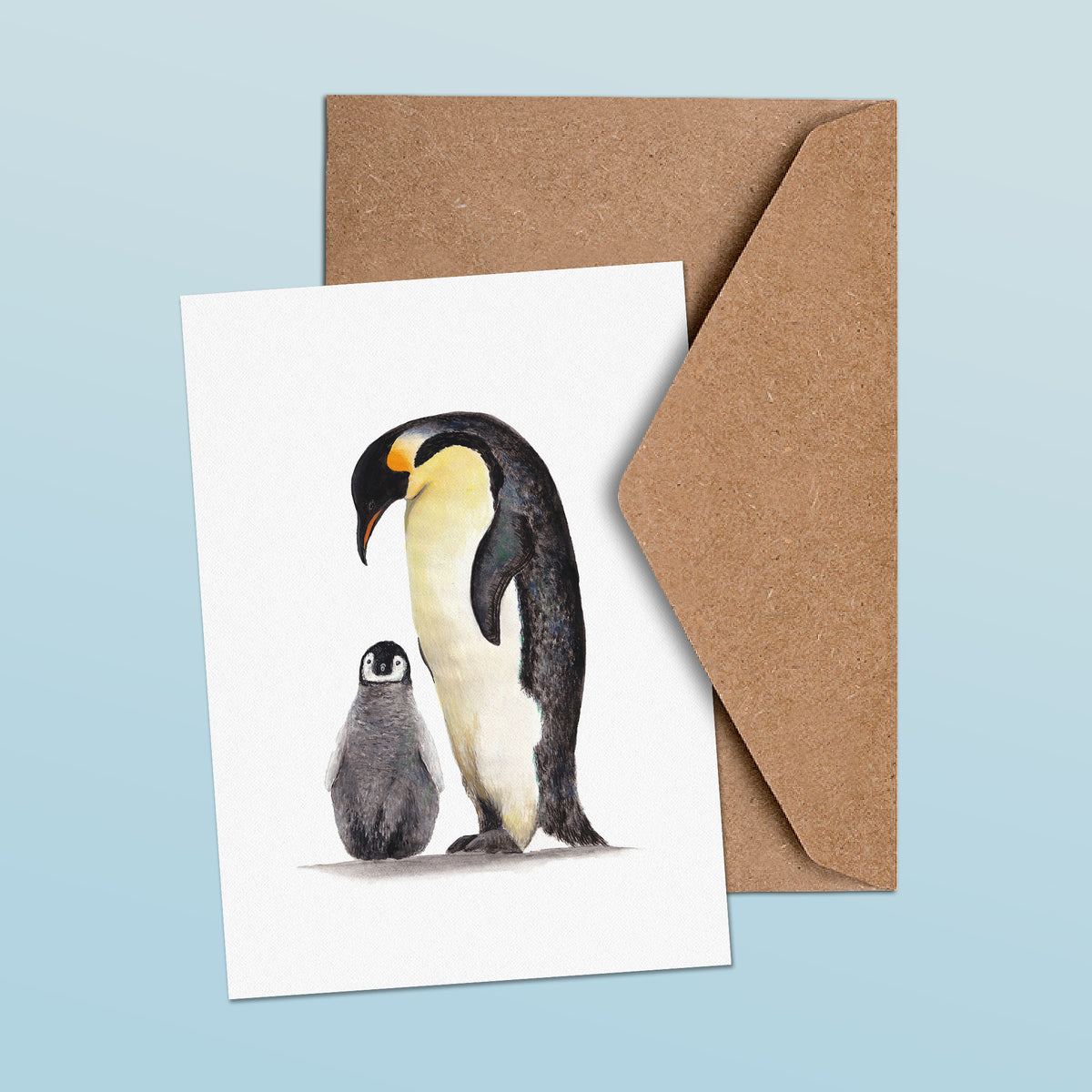 Penguin Mother's Day Greetings Card