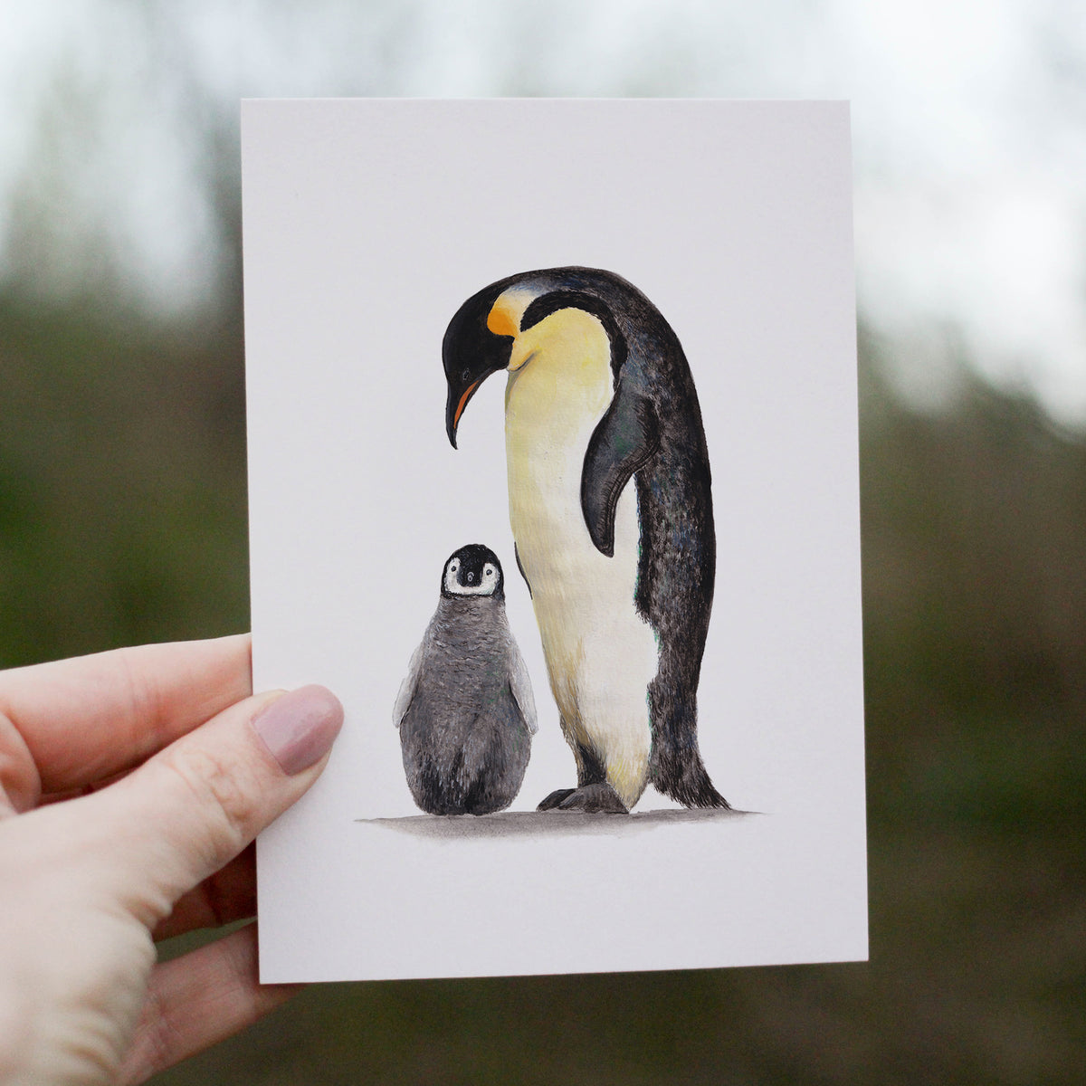 Penguin Mother's Day Greetings Card