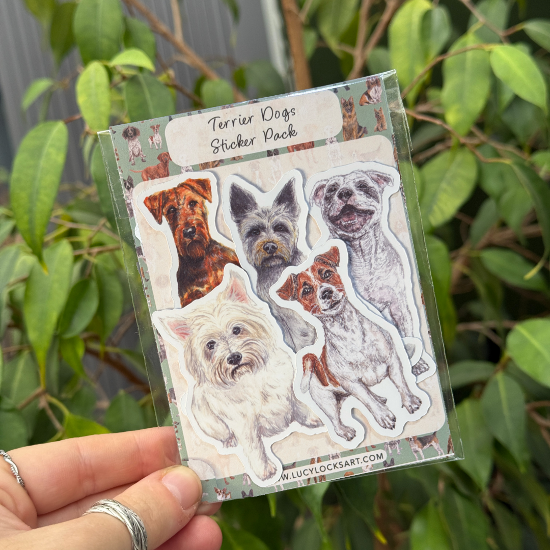 Terrier Dogs Sticker Pack