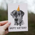 Great Dane (#1) Greetings Card image 0