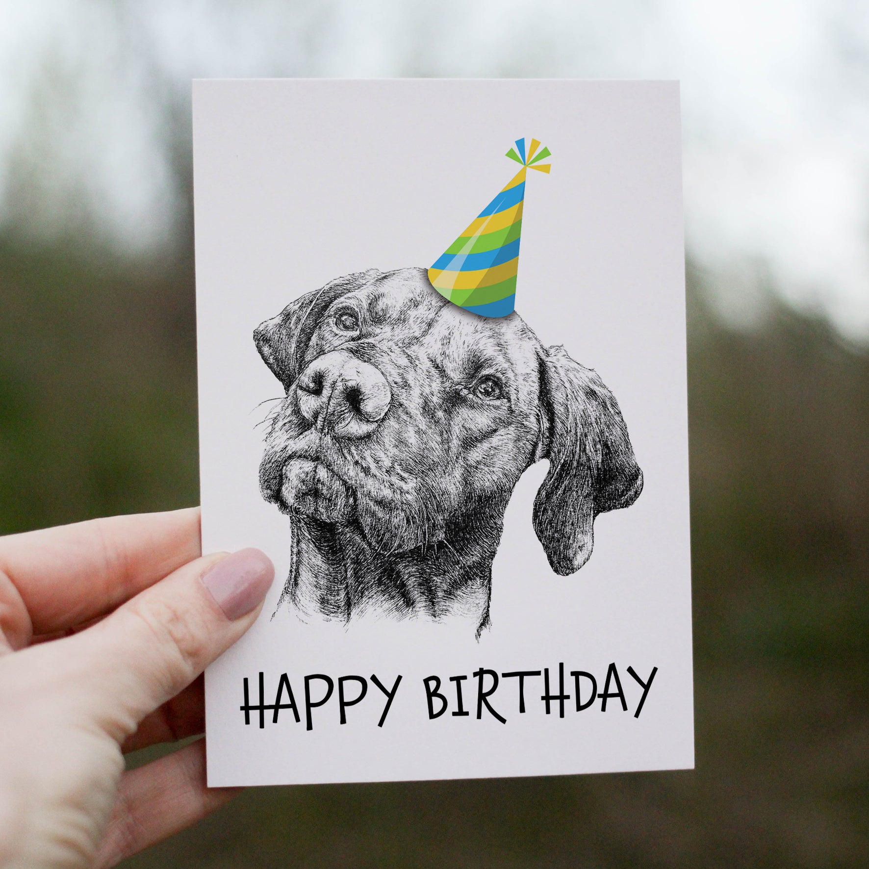 Vizsla (#1) Greetings Card image 0