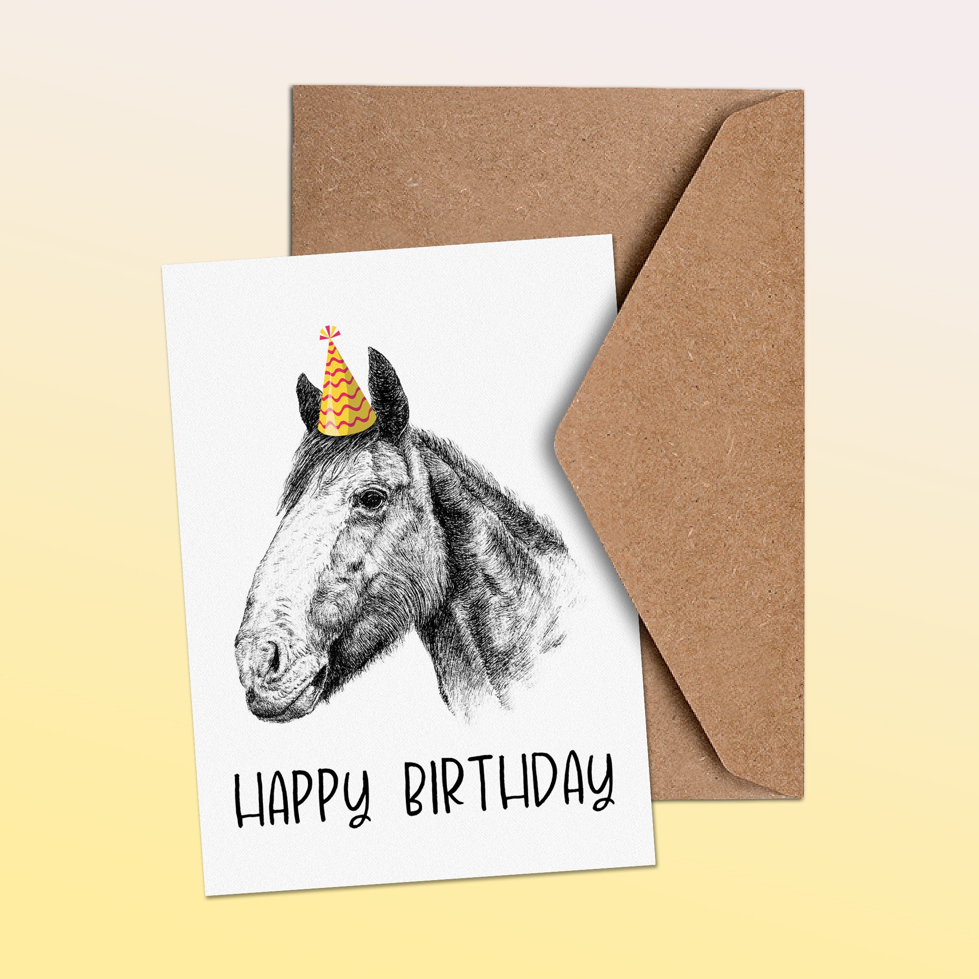 Horse (#1) Greetings Card image 1