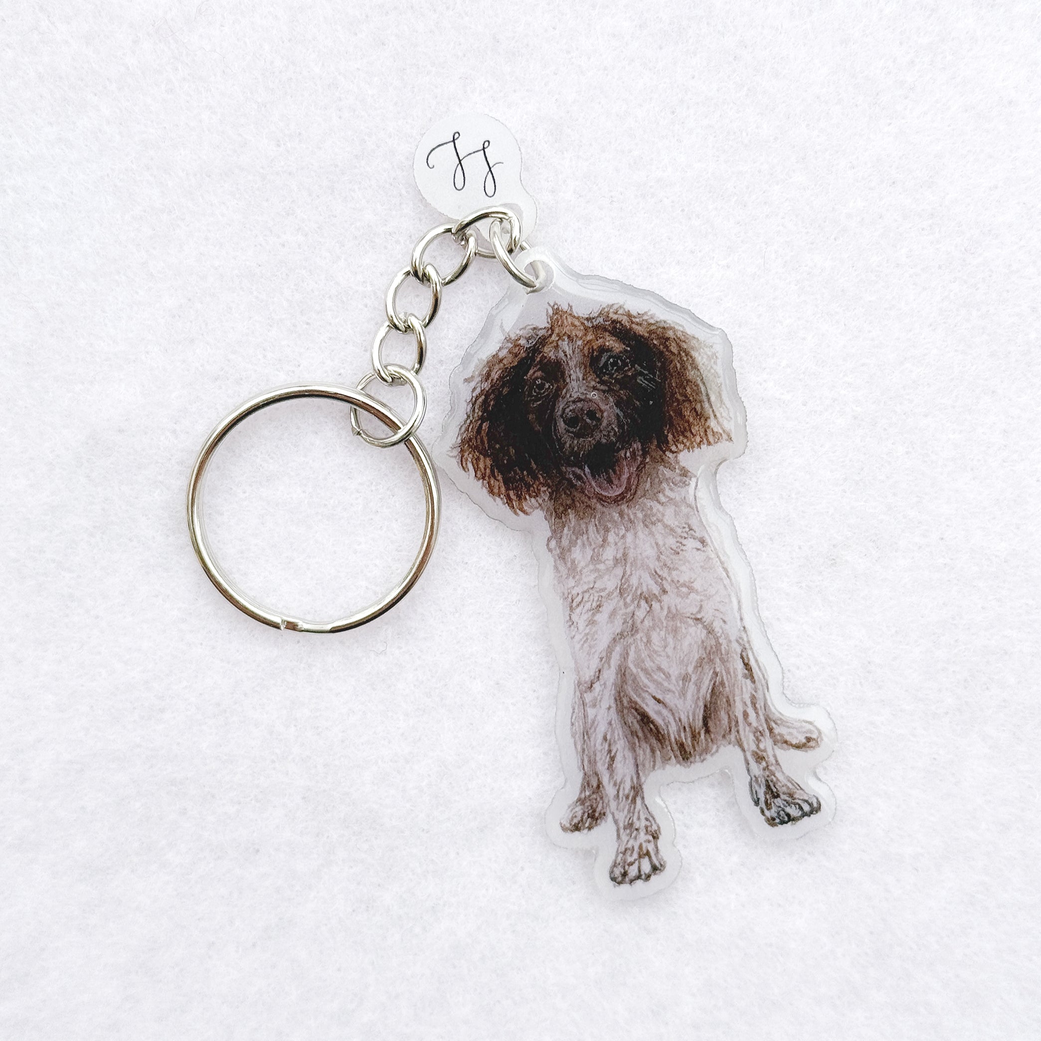 Springer Spaniel - Handmade Keyring image 0