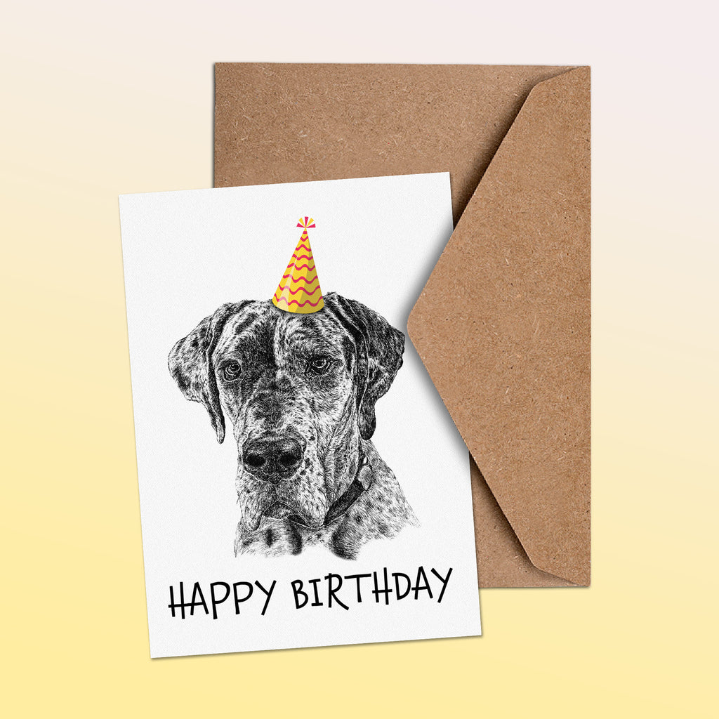 Great Dane (#1) Greetings Card image 1