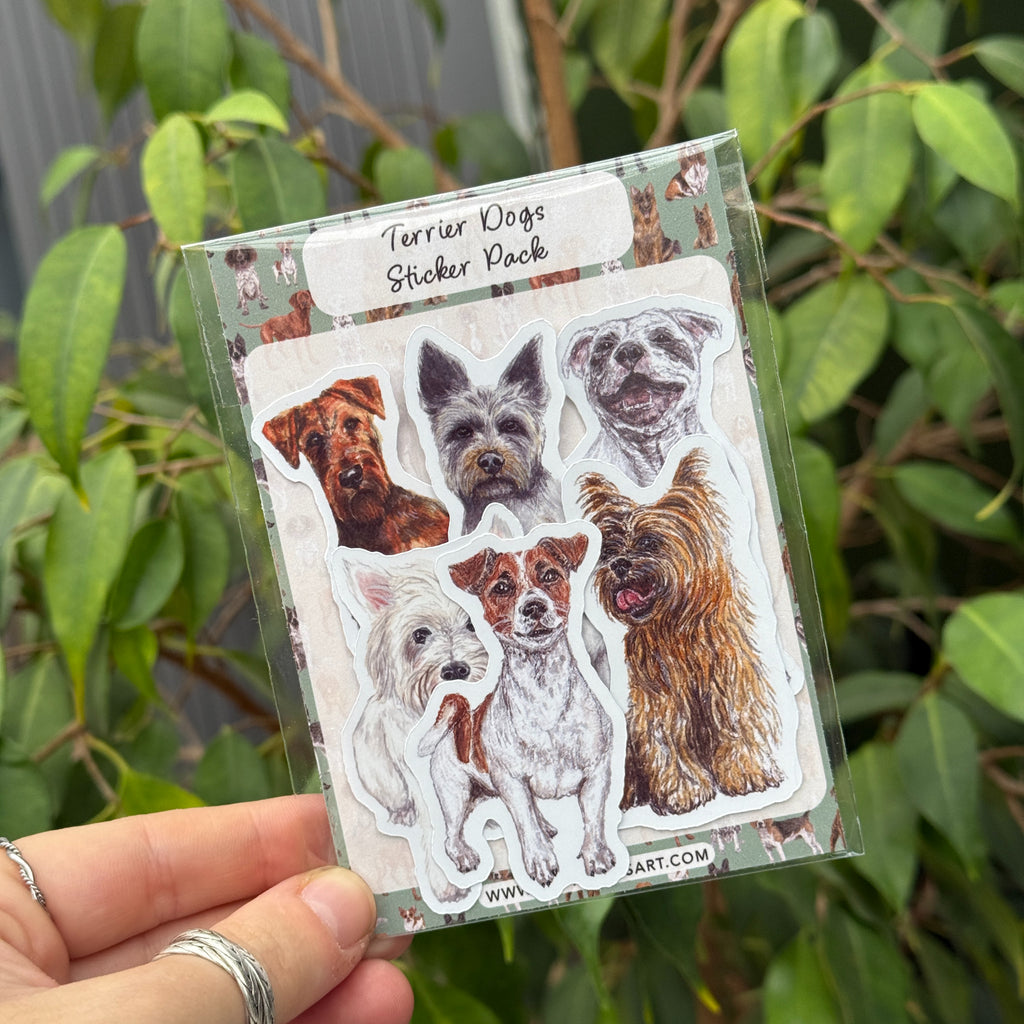 Terrier Dogs Sticker Pack image 0