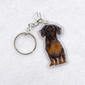 Miniature Dachshund - Handmade Keyring image 0