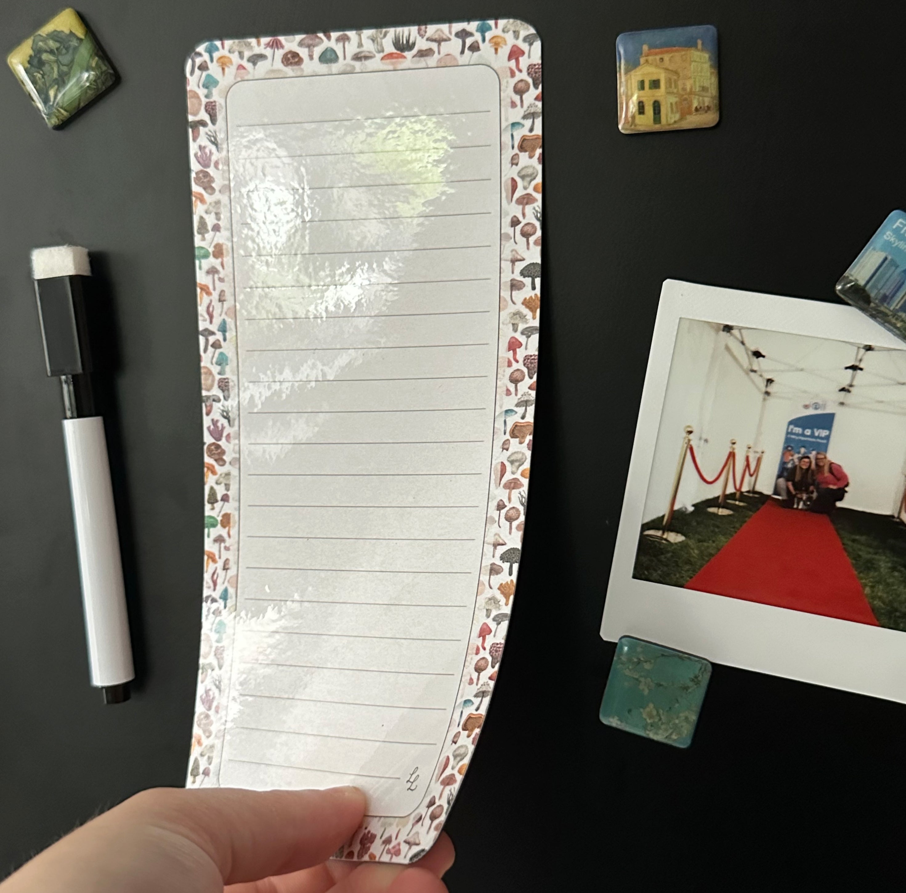 Mini Mushroom - Magnetic Dry Erase List image 1