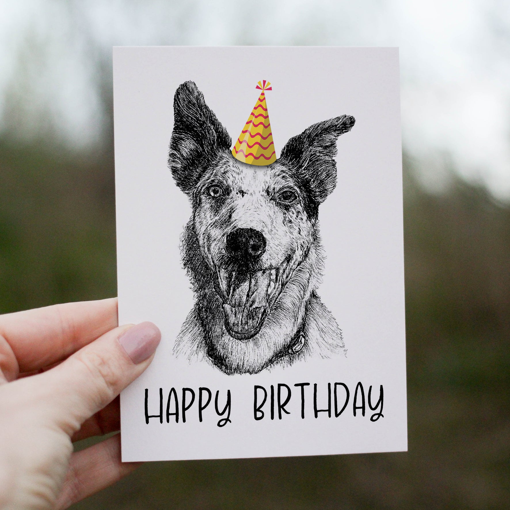 Koolie (#1) Greetings Card image 0