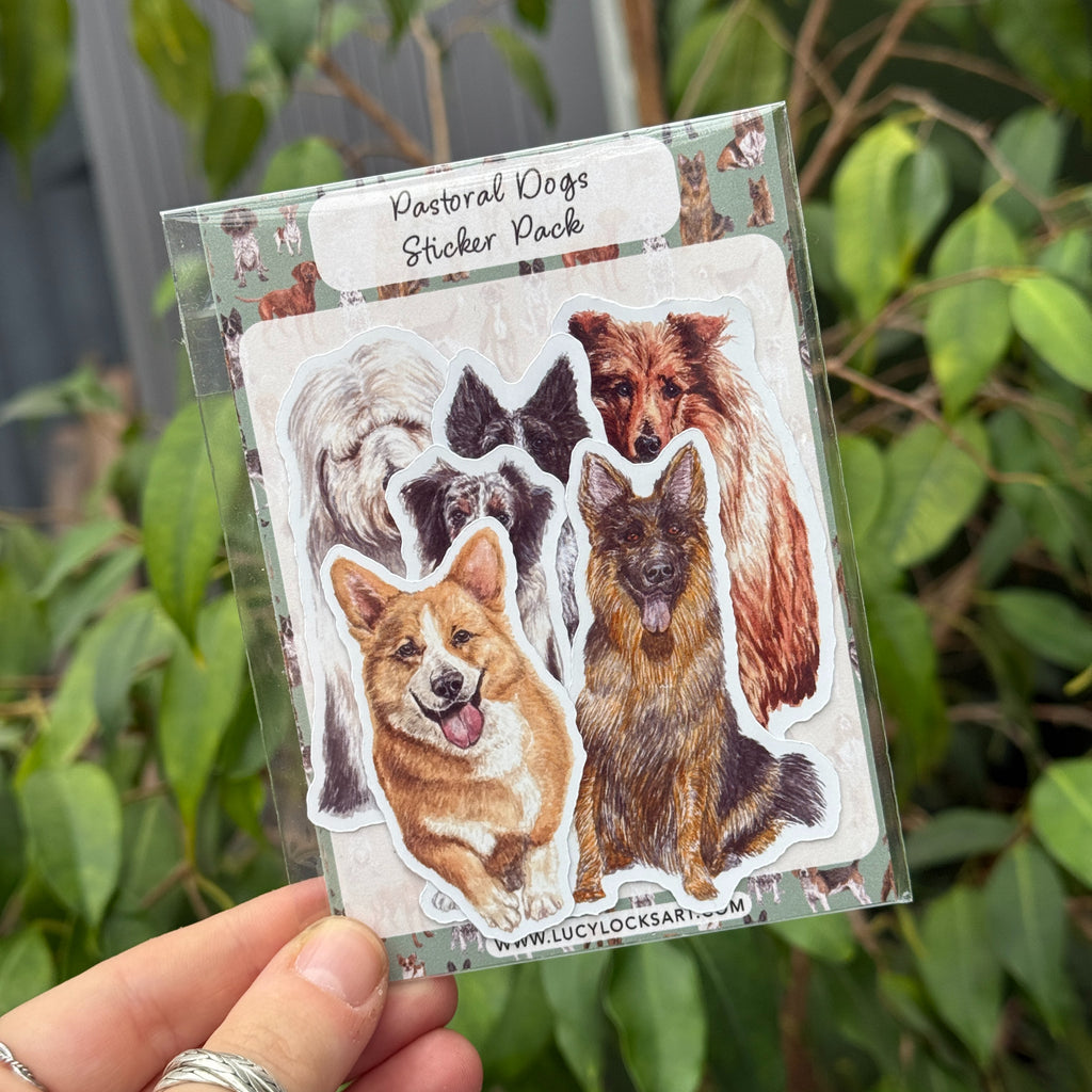 Pastoral Dogs Sticker Pack image 0