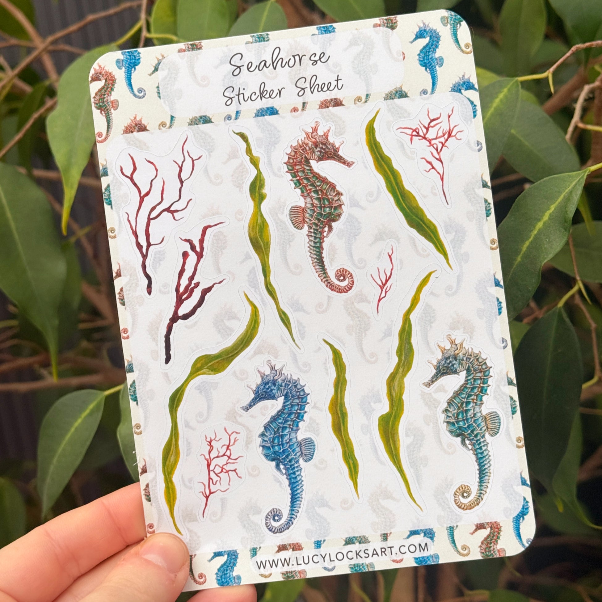 Seahorse Sticker Sheet image 0