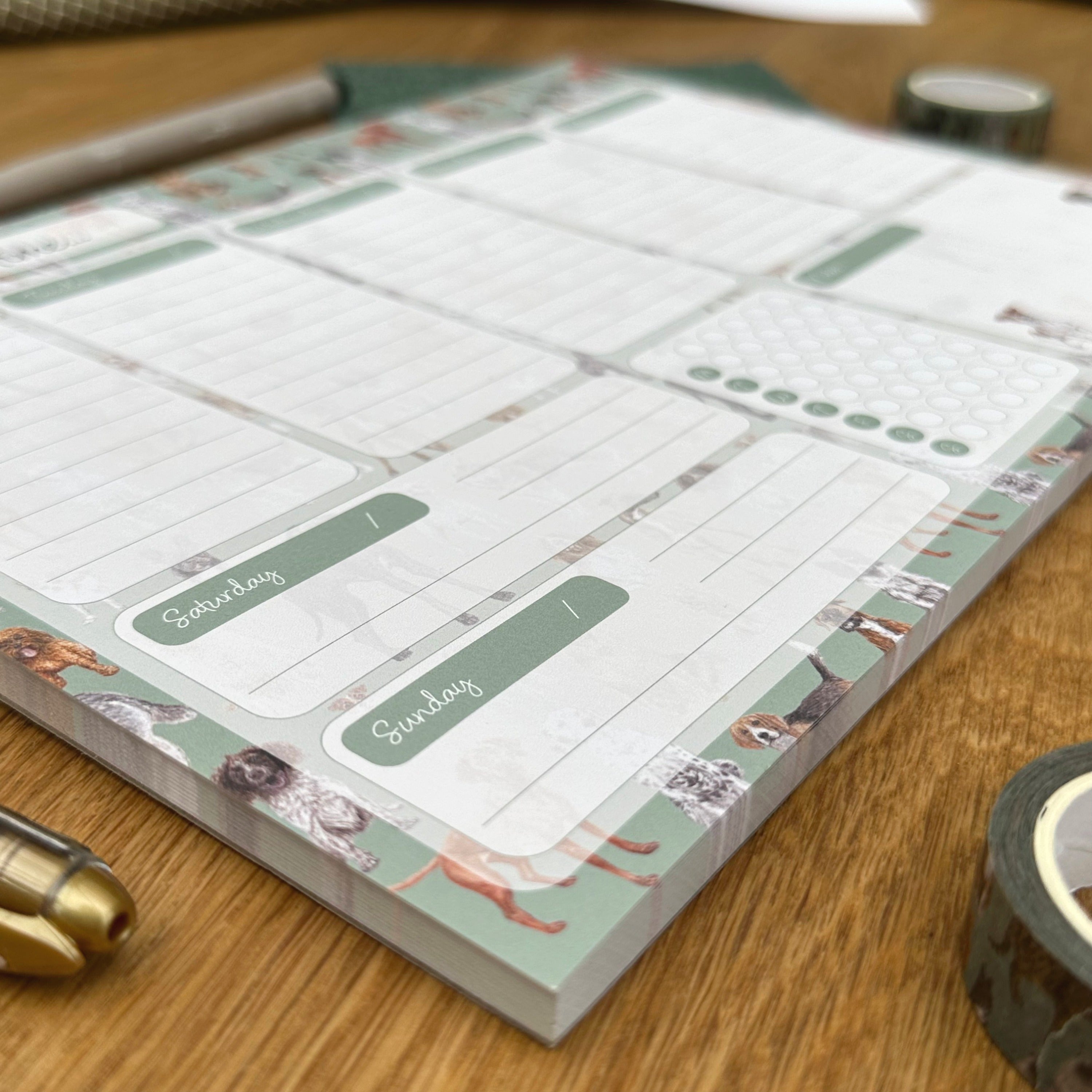 A4 Dogs Weekly Planner image 3