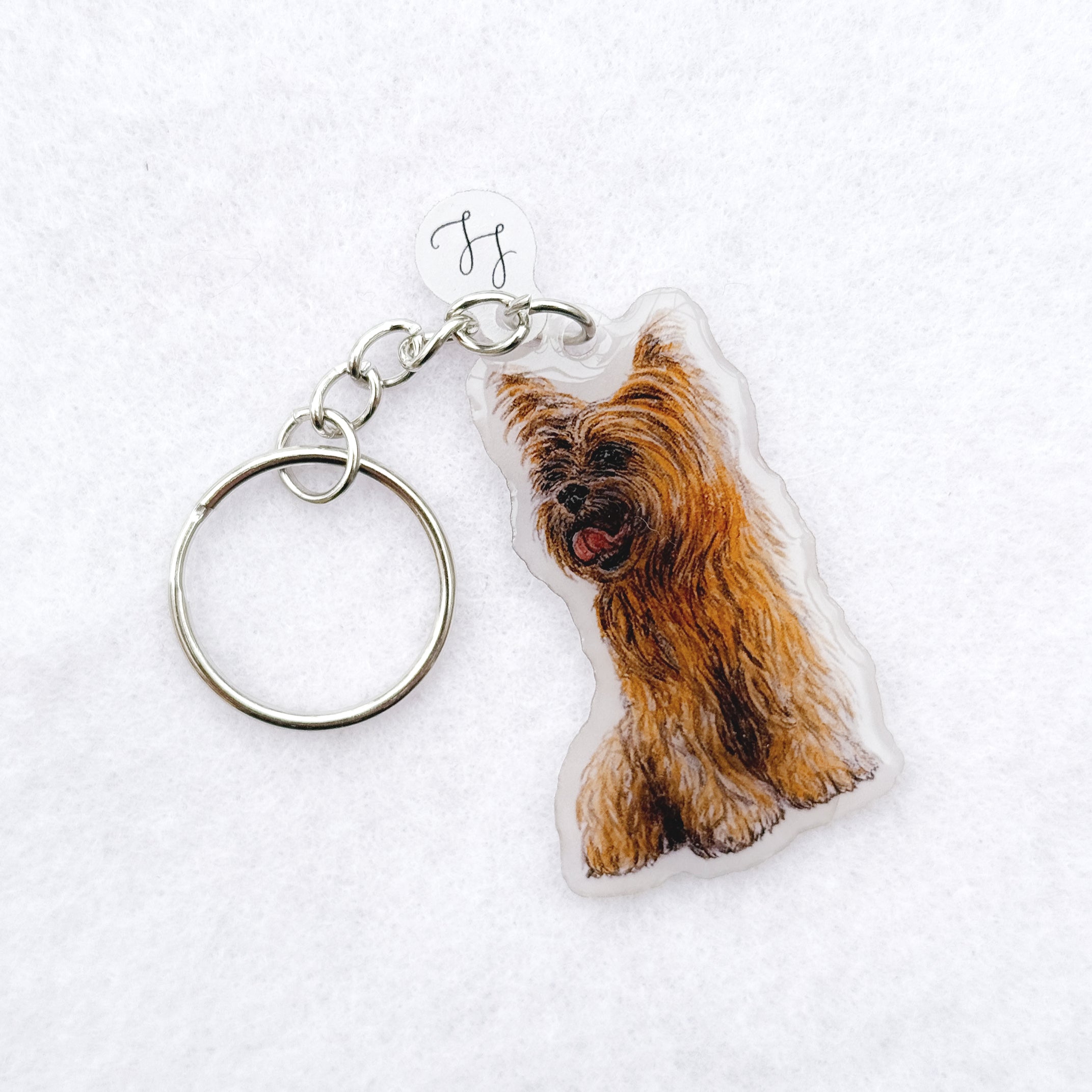 Yorkshire Terrier - Handmade Keyring image 0