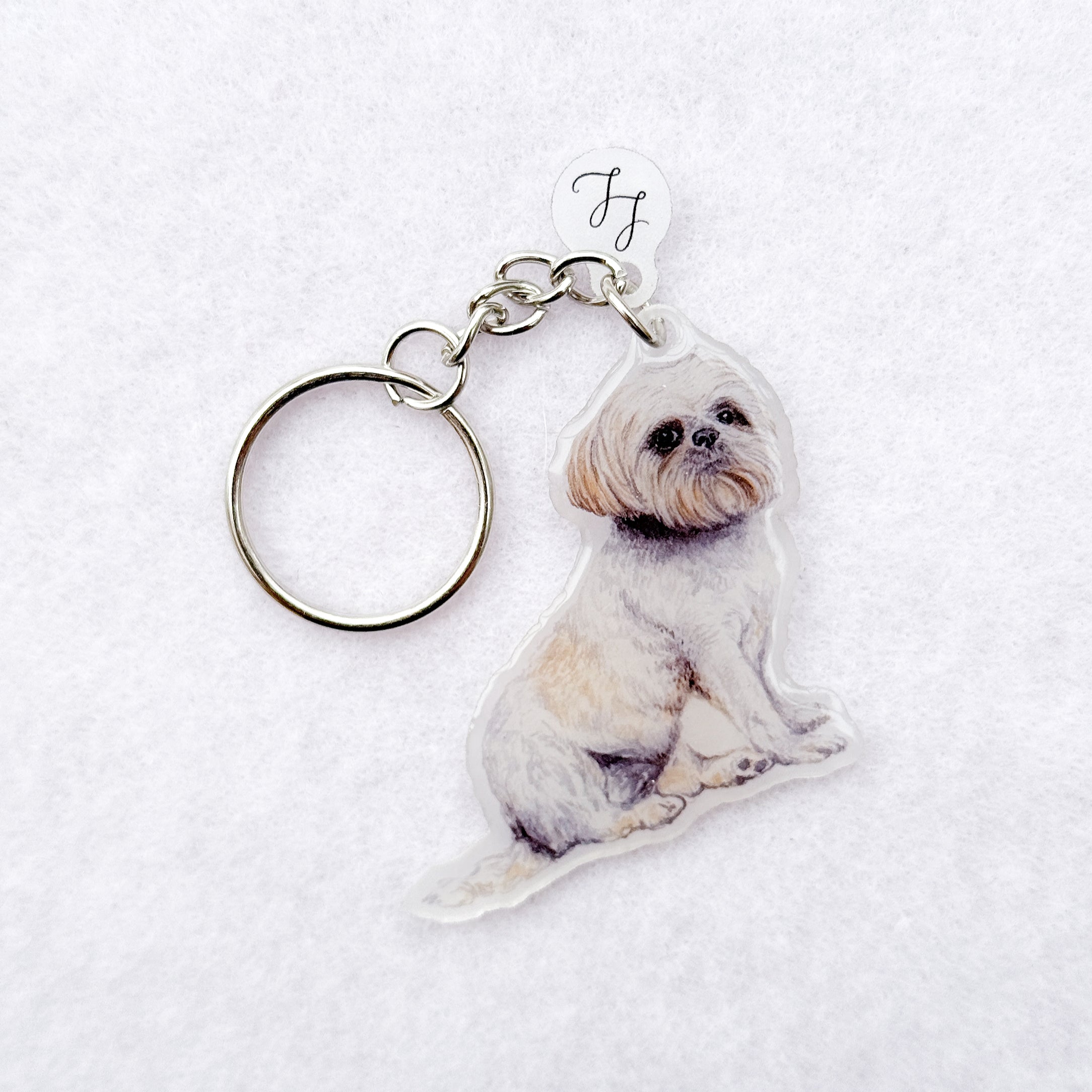 Shih Tzu - Handmade Keyring image 0