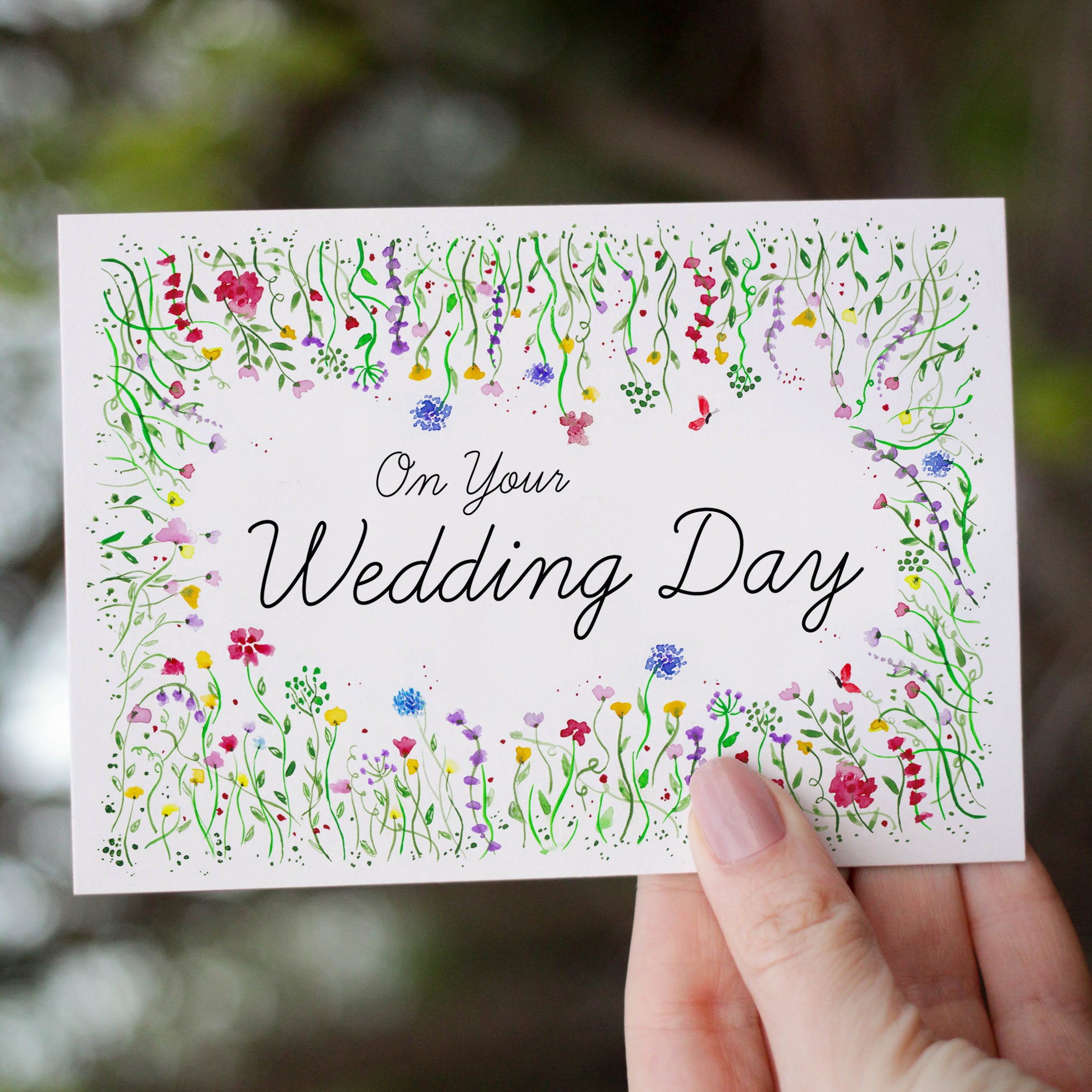 Floral Wedding Card image 0