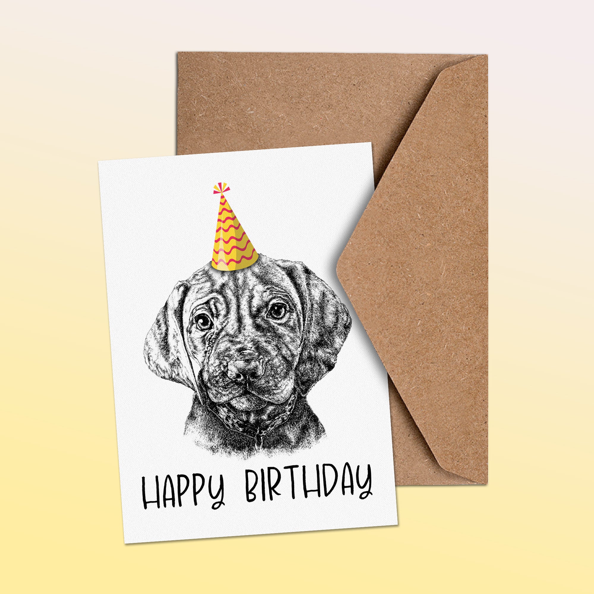 Vizsla (#2) Greetings Card image 1