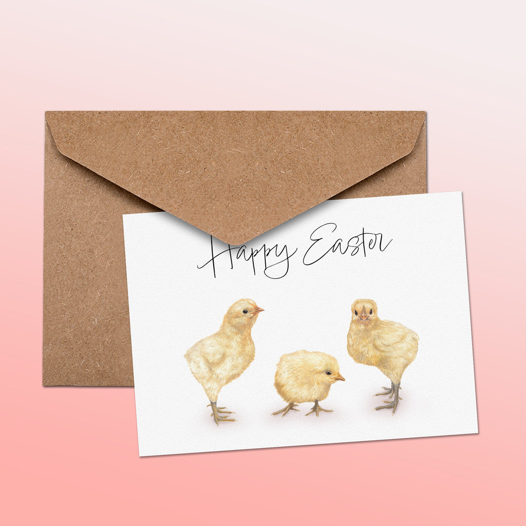Easter Chicks Greetings Card image 1