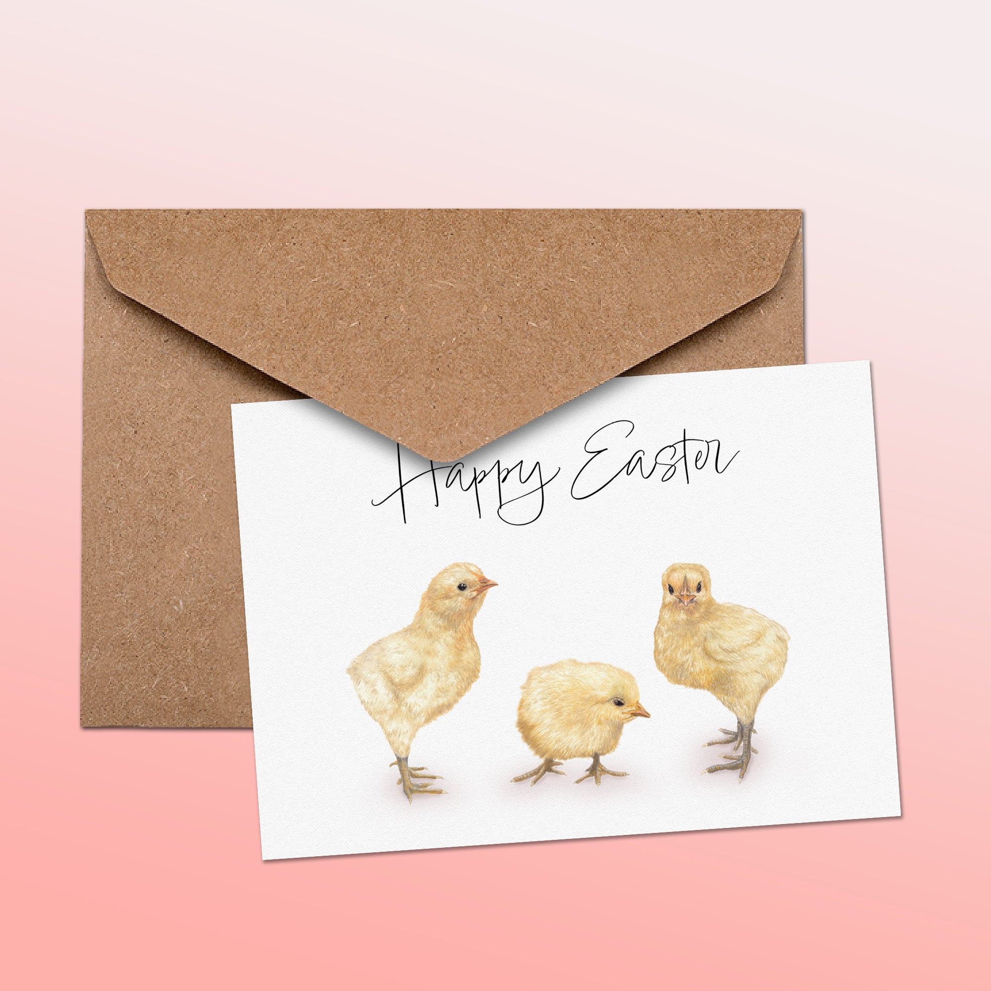 Easter Chicks Greetings Card image 1