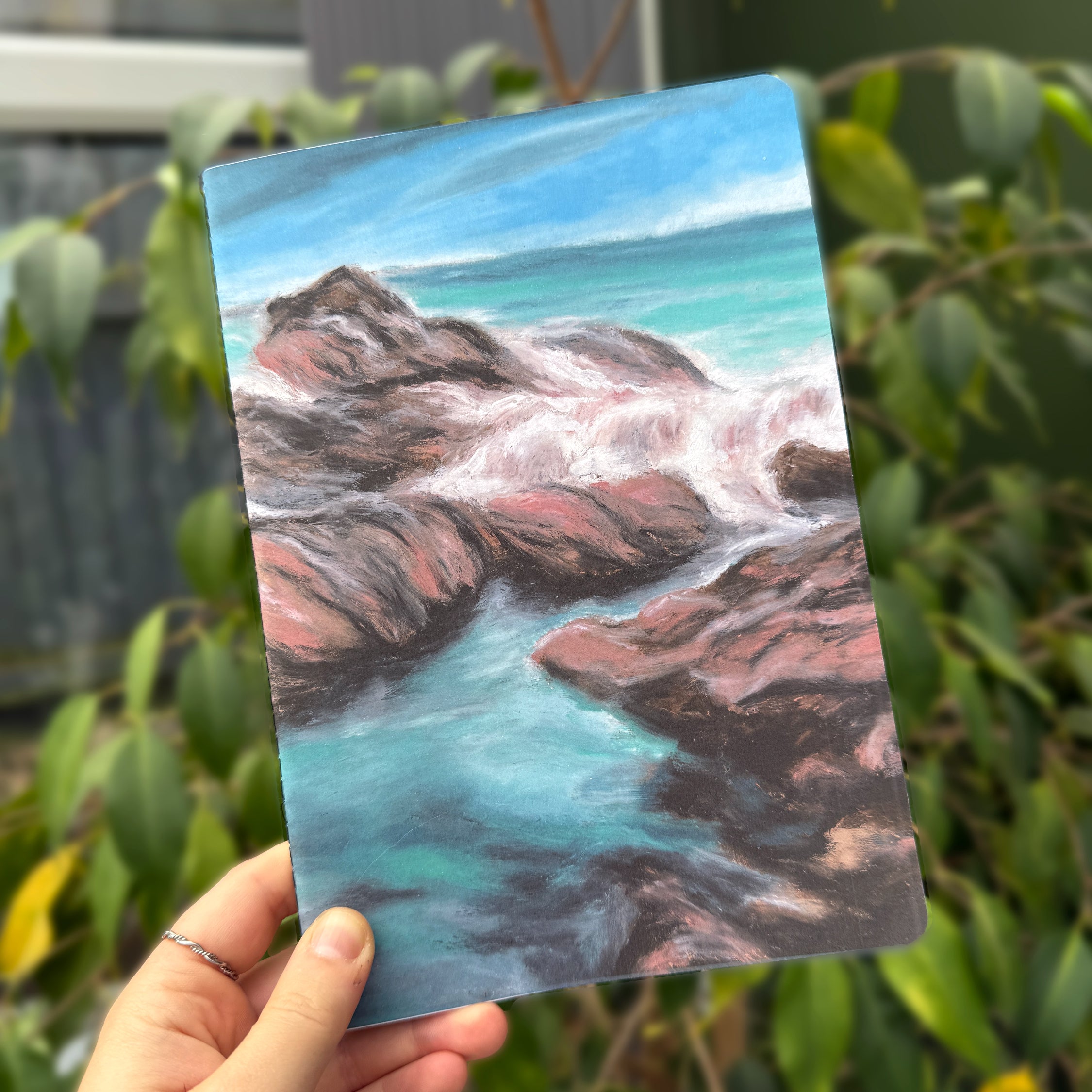 Ocean Rocks A5 Notebook image 1