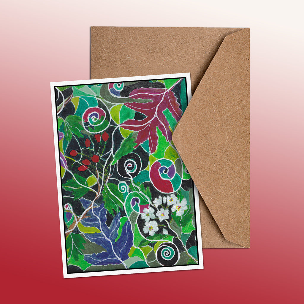 Hawthorns 01 Greetings Card image 1