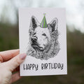 White Shepherd (#1) Greetings Card image 0