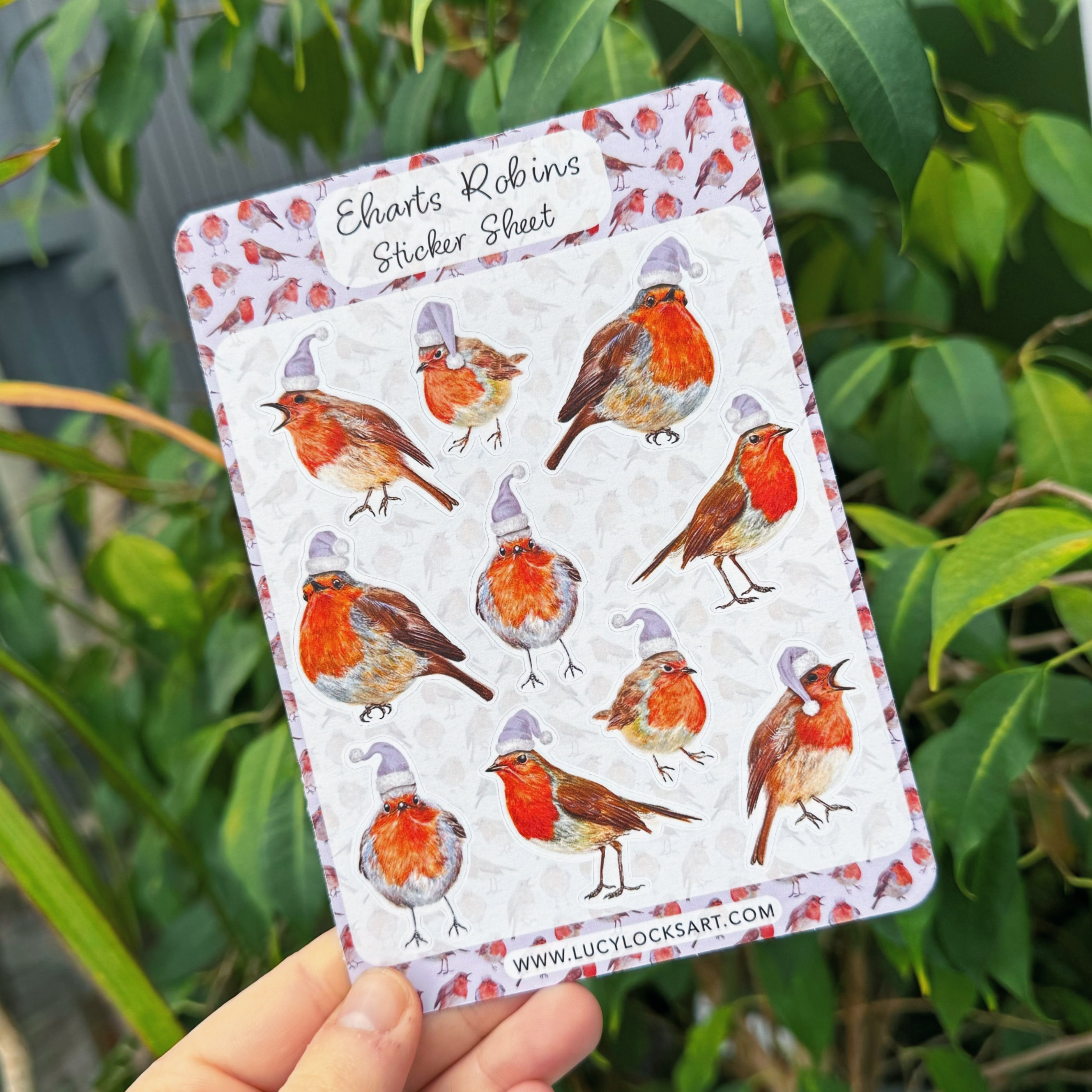 EHARTs Robin Sticker Sheet image 0