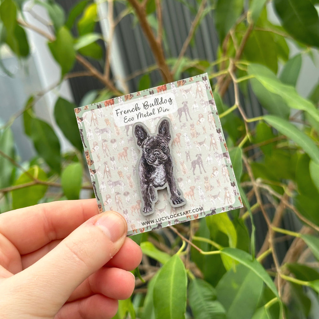 French Bulldog Eco Metal Pin image 0