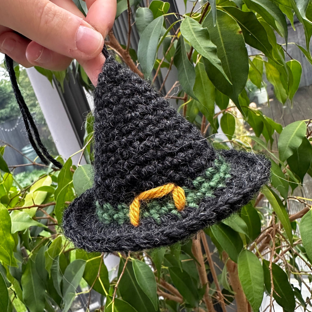 Crocheted Witches Hats image 1