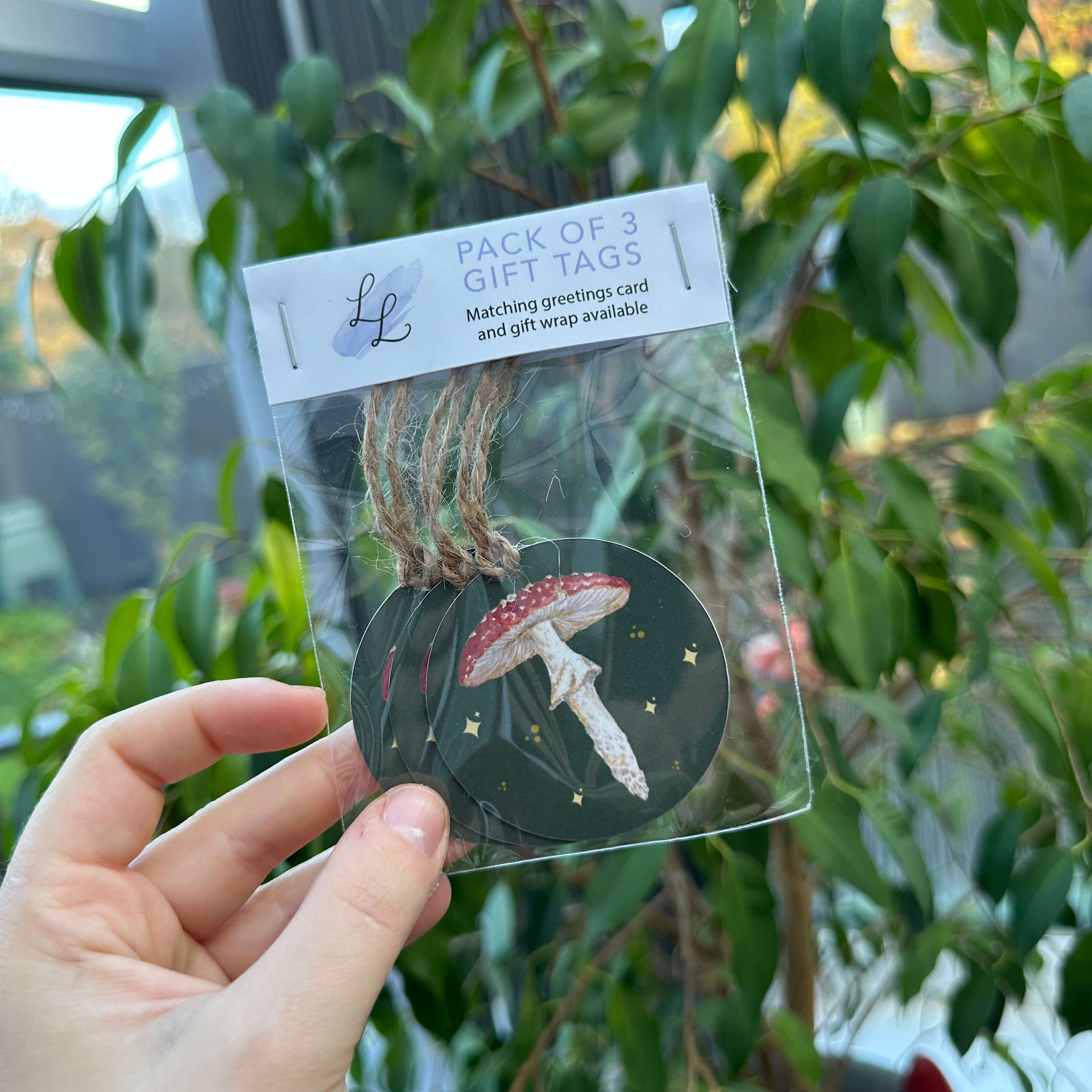 Fungi - Pack of 3 Gift Tag image 1