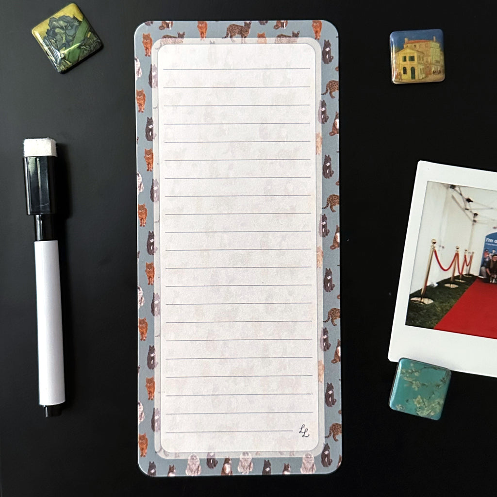 Cats - Magnetic Dry Erase List image 0