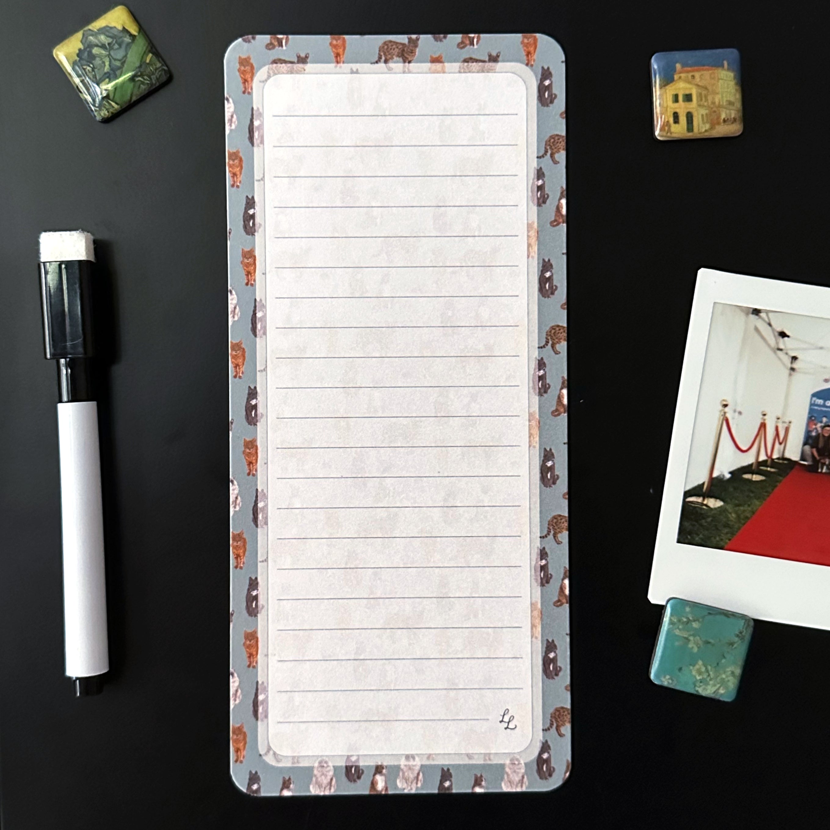 Cats - Magnetic Dry Erase List image 0